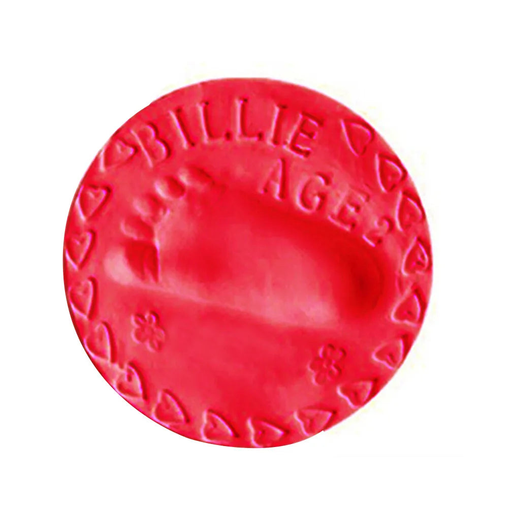 Baby Handprint & Footprint Air Dry Clay Casting Kit 20g Baby Keepsake Kit Babs Red
