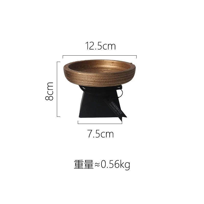 Flameless Fragrance Stone Aroma Diffuser Gift Set – Home & Office Aromatherapy Diffuser Set Babs Free from essential Gold-black