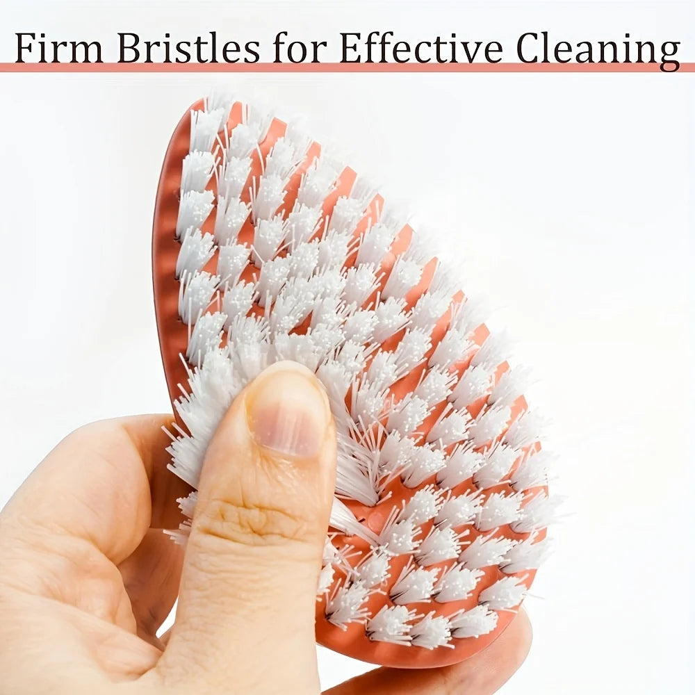2PCS Heavy-Duty Nail Brush Hard Bristle Hand & Foot Scrub Nail Cleaning Brush Babs