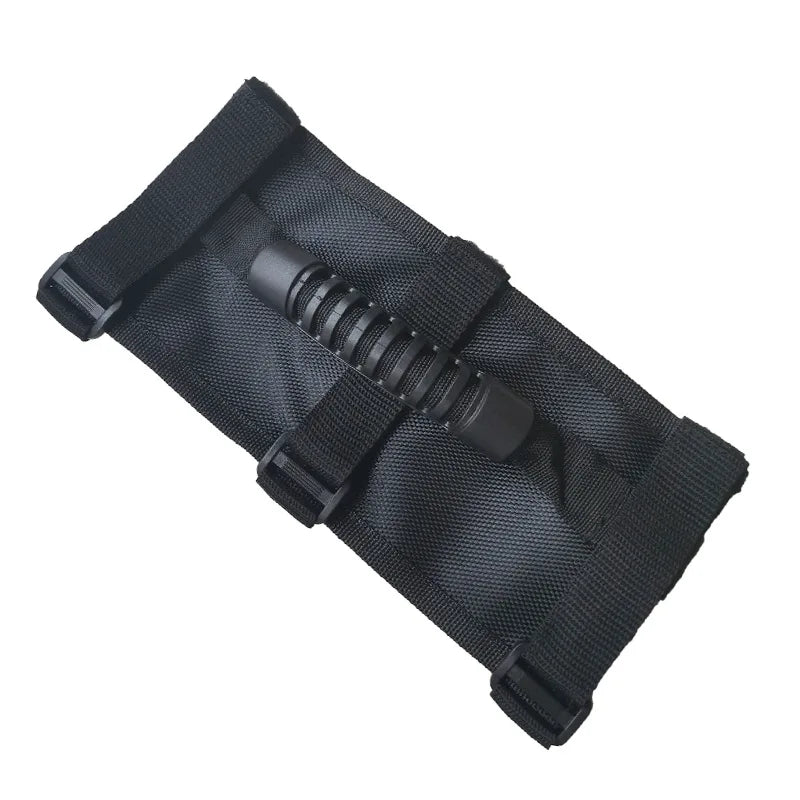4-Pack Roll Bar Grab Handles for Jeep Wrangler CJ TJ JK JL Roll Bar Grab Handle Babs Black