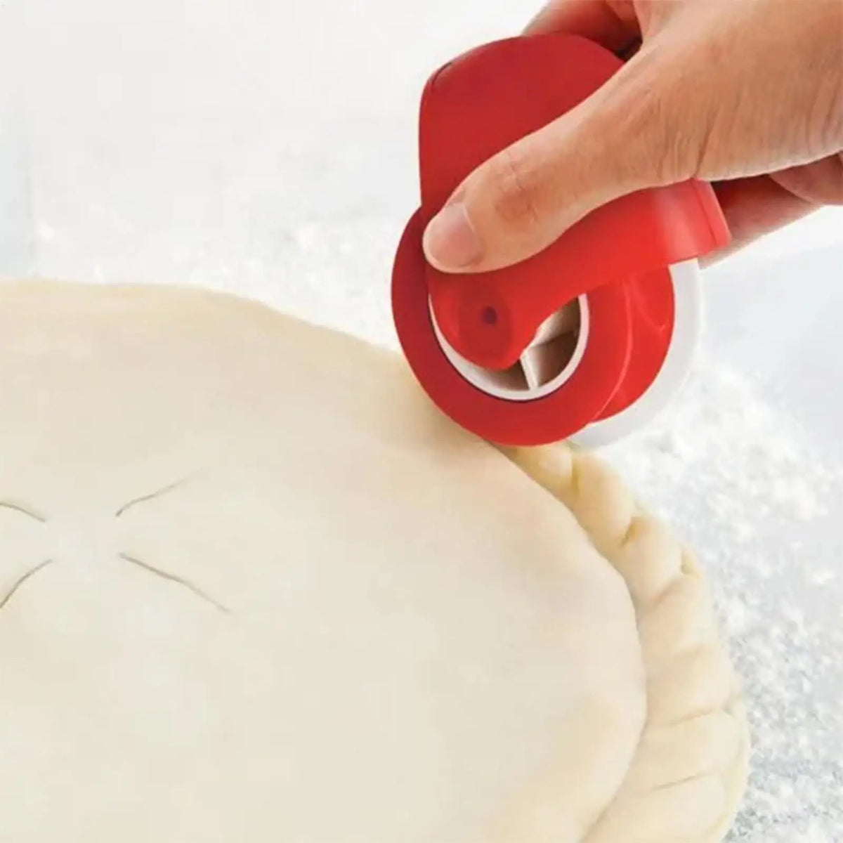 Plastic Lattice Pastry & Pizza Cutter Wheel Roller Tool Pastry Cutter Wheel Babs