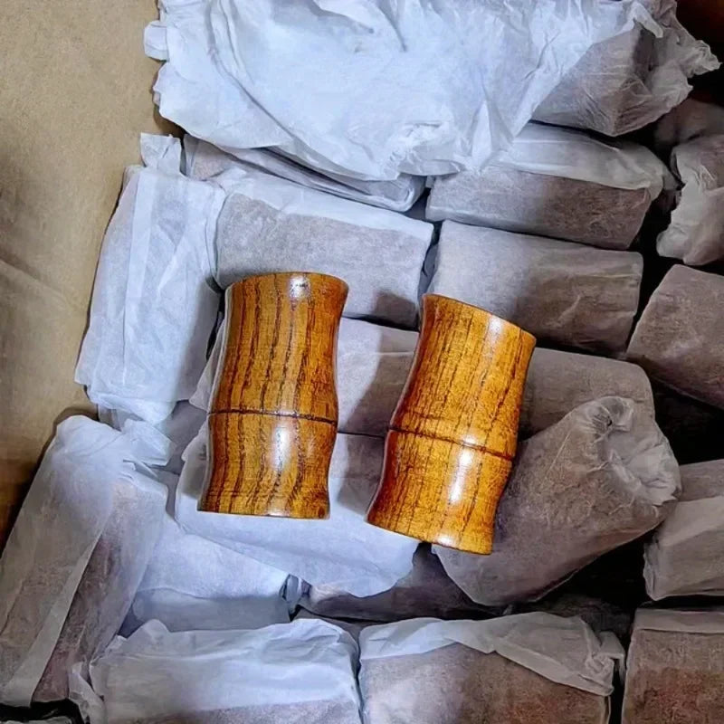 Wood Toothpick Holder Cylinder Box – Chinese Style Kitchen Decor Toothpick Holder Box Babs