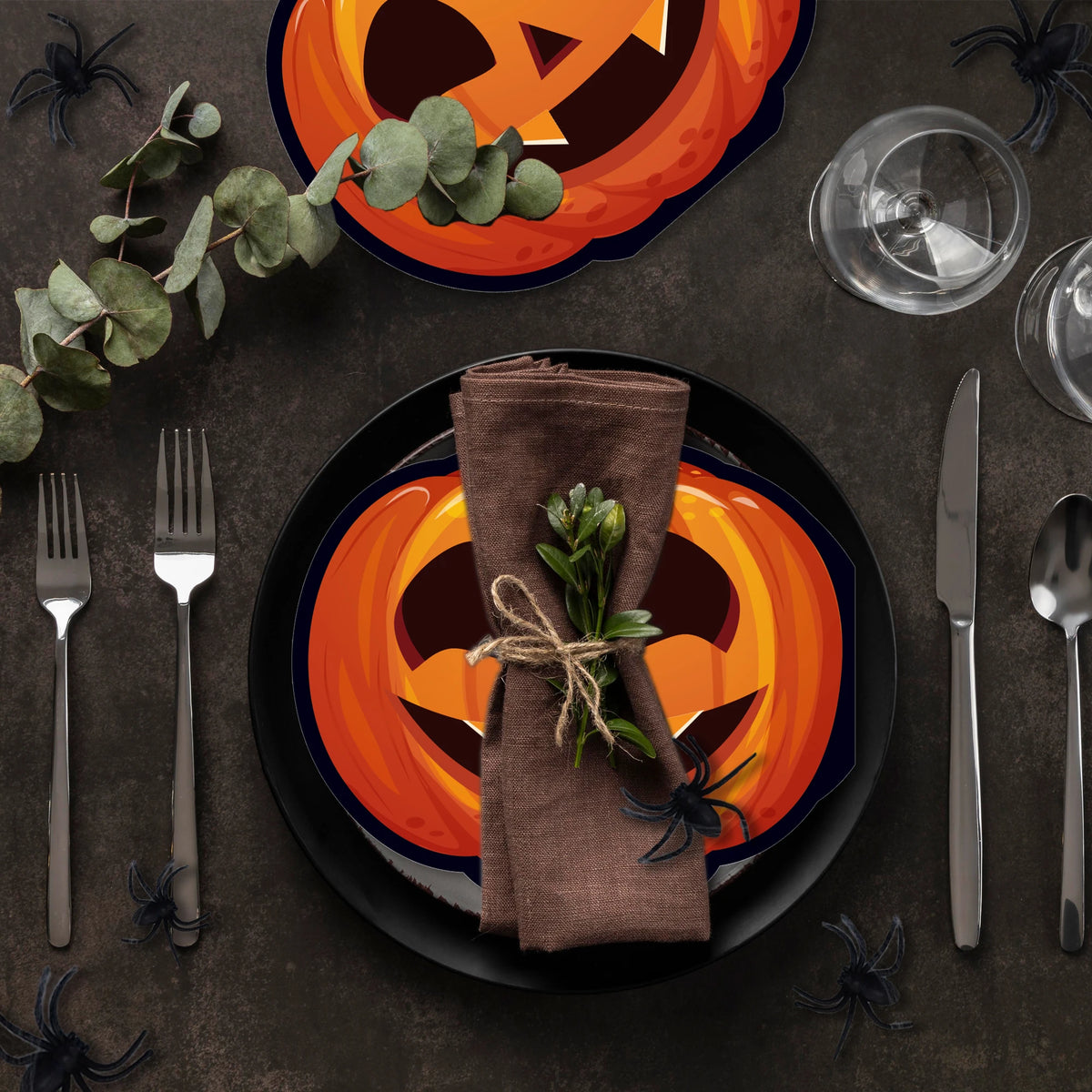 20-Pack Halloween Disposable Paper Napkins – Spooky Prints Disposable Party Napkins Babs