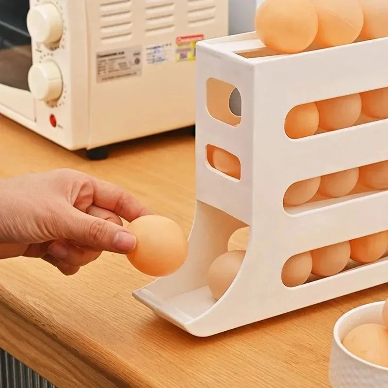 Refrigerator Egg Storage Box – Stackable Kitchen Organizer Egg Storage Organizer Babs