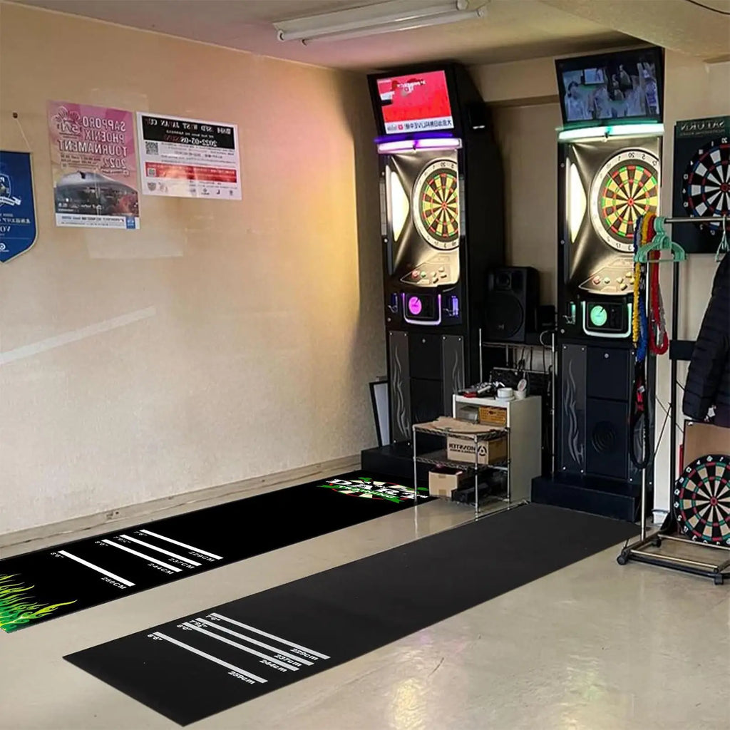 Dart Mat with Standard Throw Lines – Non-Slip Floor Mat Dart Floor Mat Babs