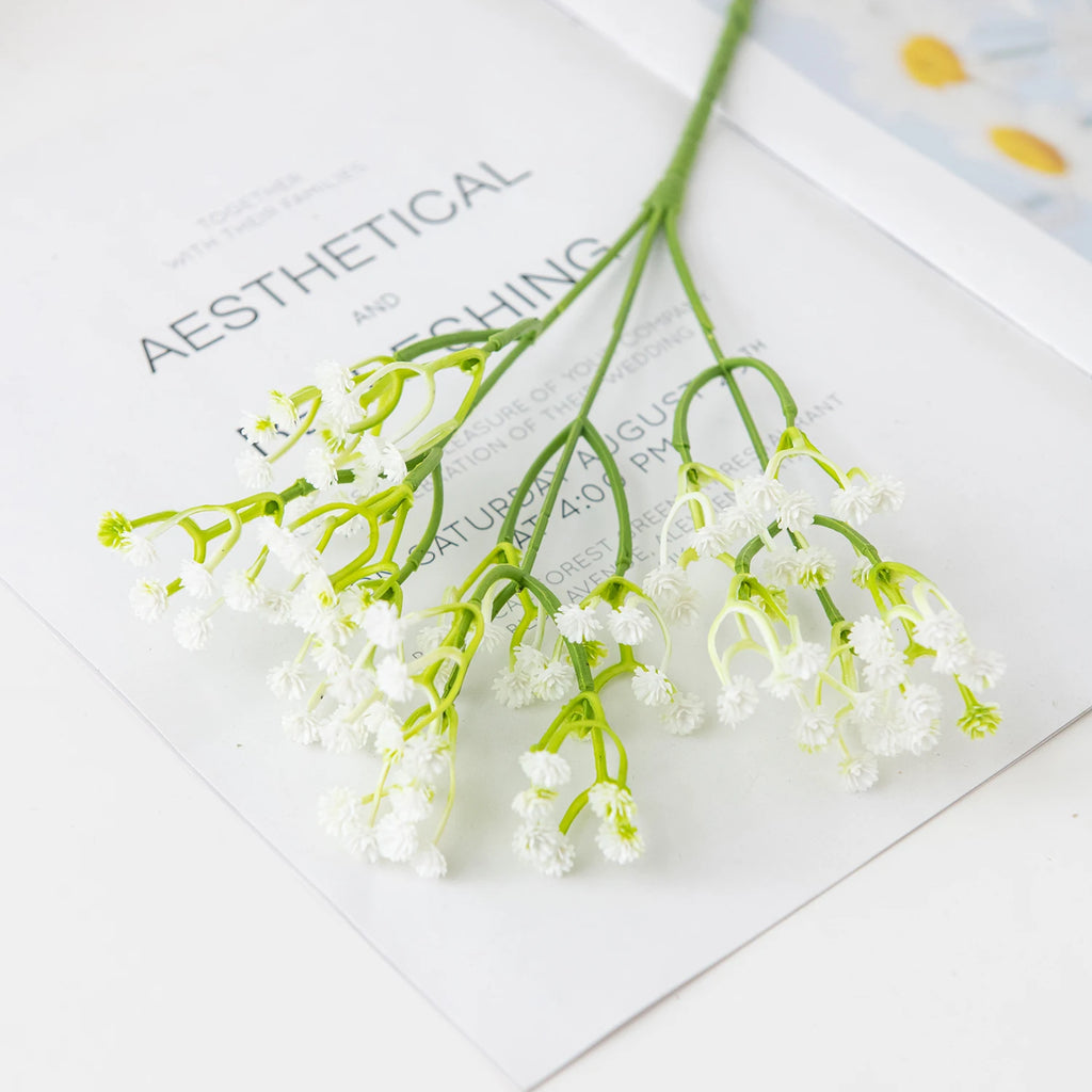 Artificial Gypsophila Flowers 10/20PCS – Wedding & Home Décor Artificial Flowers Babs WHITE 10 PCS