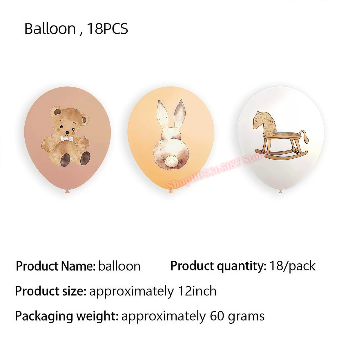 Hello Baby Gender Reveal Party Kit – Balloons, Banner & Decor Party Decoration Kit Babs 18pcs Balloons others