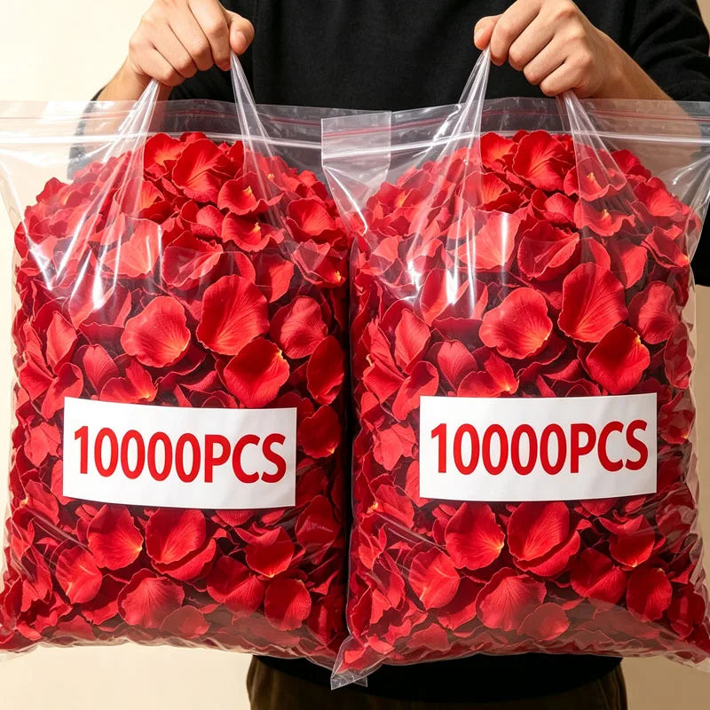 Artificial Silk Rose Petals – Wedding & Party Decor (100–5000pcs) Artificial Rose Petals Babs