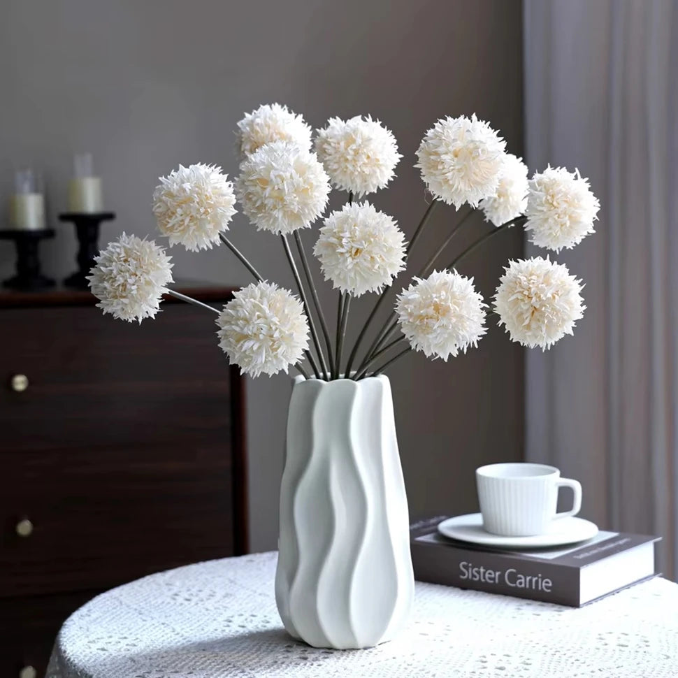 Silk Chrysanthemum Artificial Flowers – Wedding & Home Décor Artificial Flower Bouquet Babs