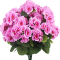 Artificial Silk Begonia Flower Branch – Home & Party Décor Artificial Silk Flower Babs Dark Pink
