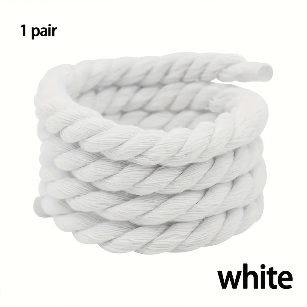 Handmade Braided Nylon Shoelaces – Durable Round Canvas Shoe Laces Braided Shoelaces Babs