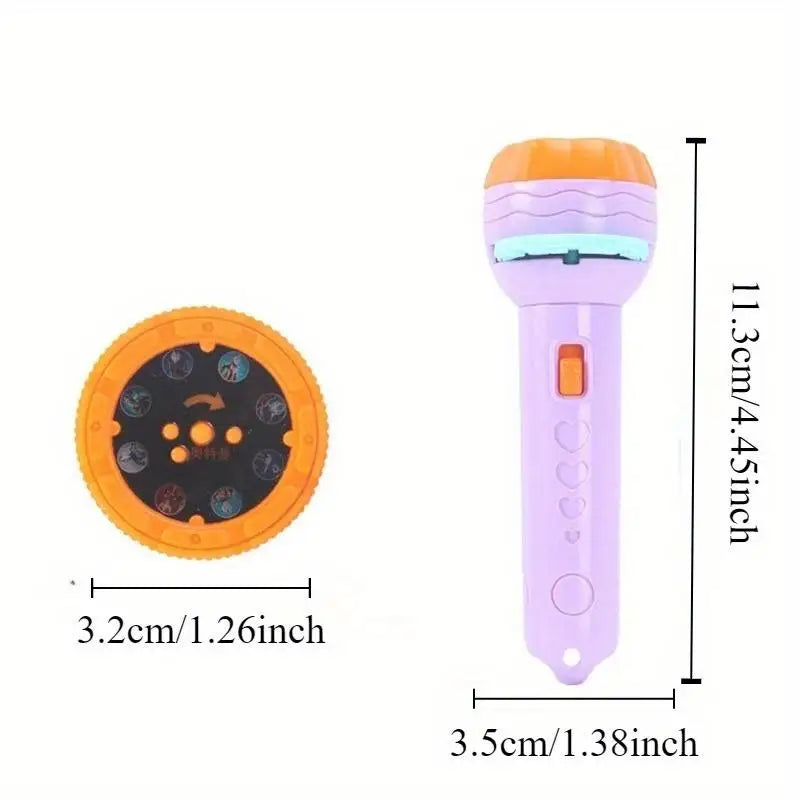 Flashlight Projector Torch Lamp Toy – Baby Bedtime Gift Kids Projector Toy Babs