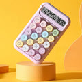 Cute Cartoon Portable Calculator – 10-Digit for Students Portable Calculator Babs purple