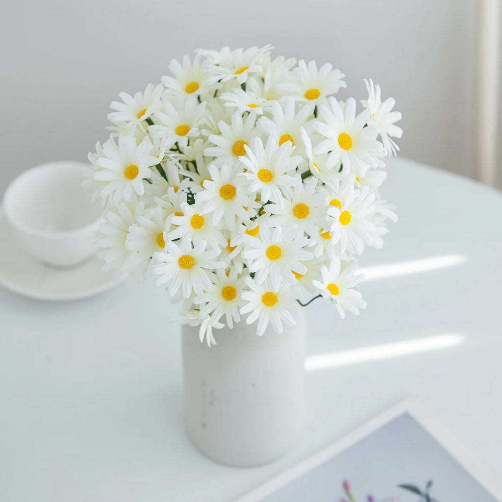 Artificial Silk Chrysanthemum Bouquet – Wedding & Home Decor Artificial Silk Flowers Babs