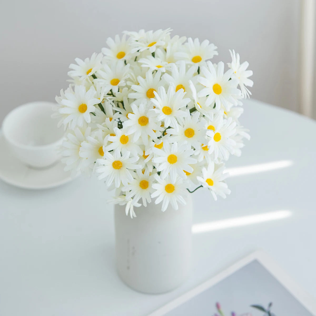 Artificial Silk Chrysanthemum Bouquet – Wedding & Home Decor Artificial Silk Flowers Babs