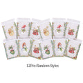 Christmas Organza Drawstring Bags – Mesh Gift Pouches Organza Gift Bags Babs 12Pcs 10x15cm