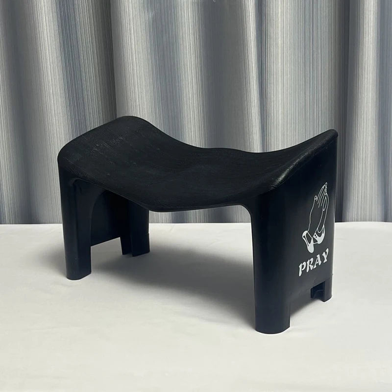 Nordic Modern Low Footrest Stool – Plastic Shoe Changing Seat Footrest Stool Babs