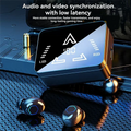M48 Pro Bluetooth Translator Earbuds – 144 Languages Two-Way AI Translator Earbuds Babs Black