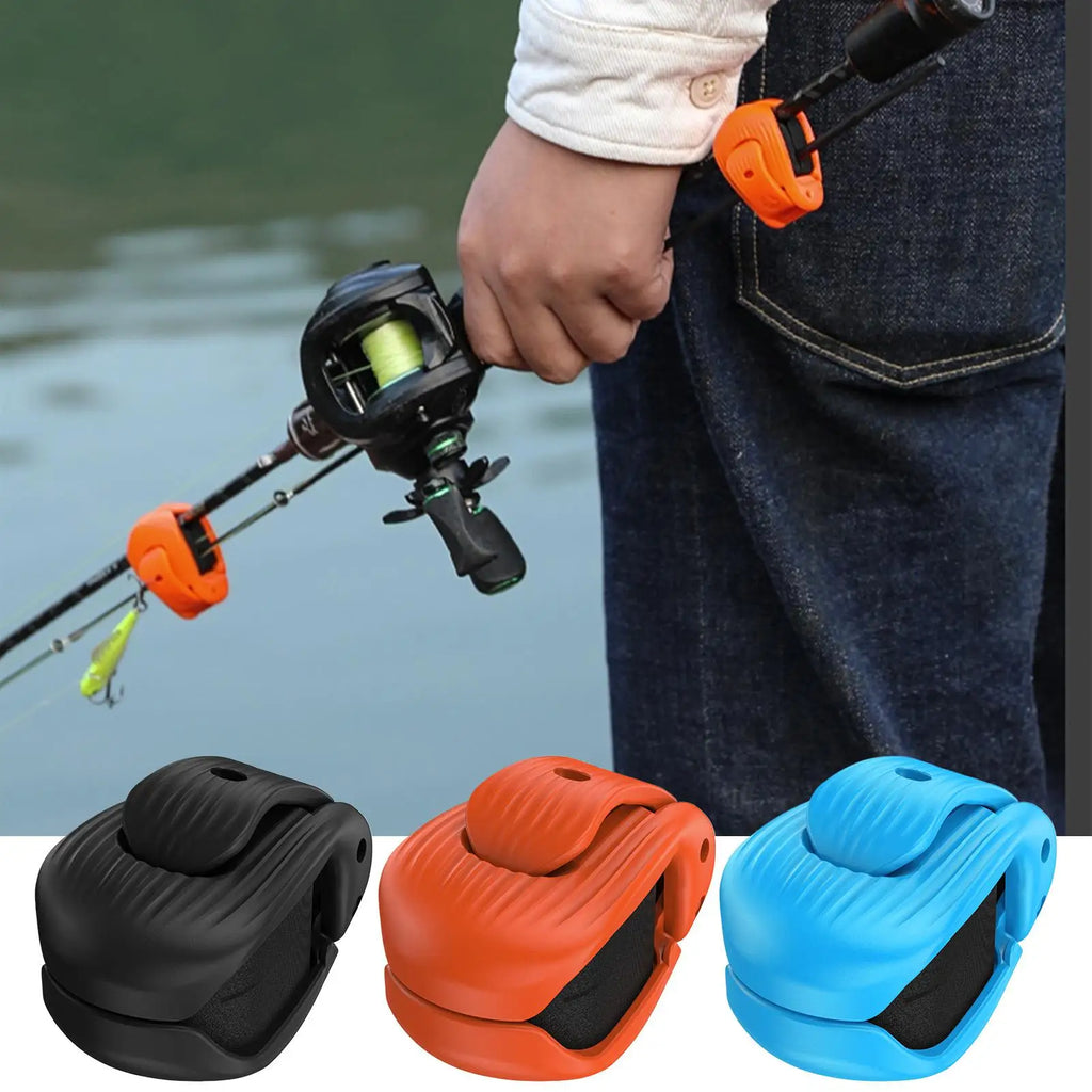 2-Pack Fishing Rod Holder Clips – Portable ABS Pole Fixer Fishing Rod Holder Babs
