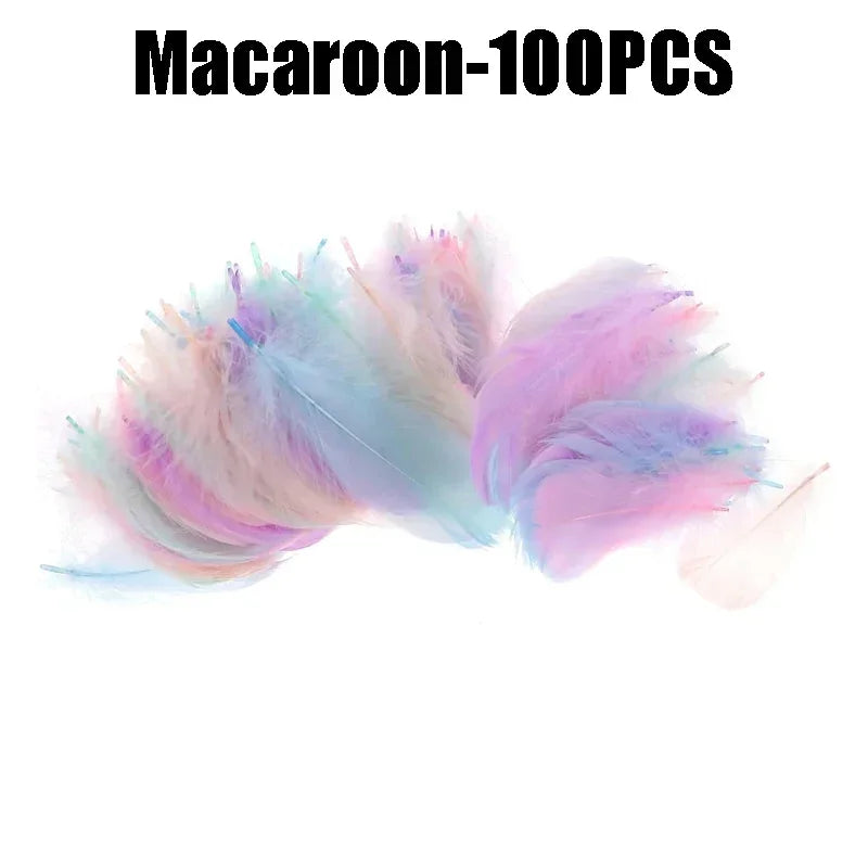 Natural Craft Feathers 7–15cm | Dream Catchers, DIY & Weddings Craft Feathers Babs Macaron-100PCS