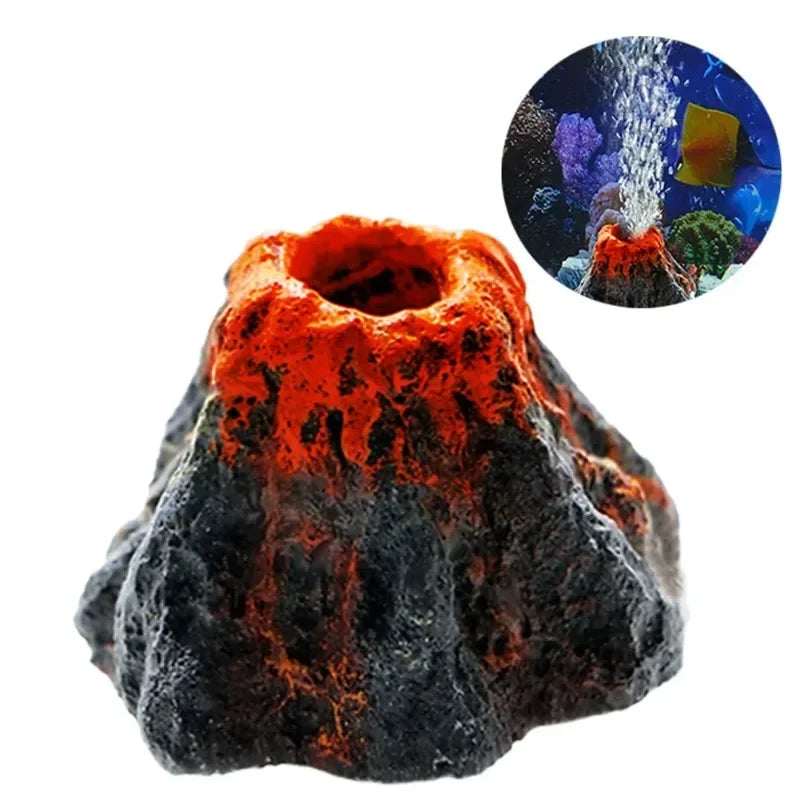 Volcano Aquarium Decoration – Bubble Stone Aerator for Fish Tank Aquarium Decoration Babs