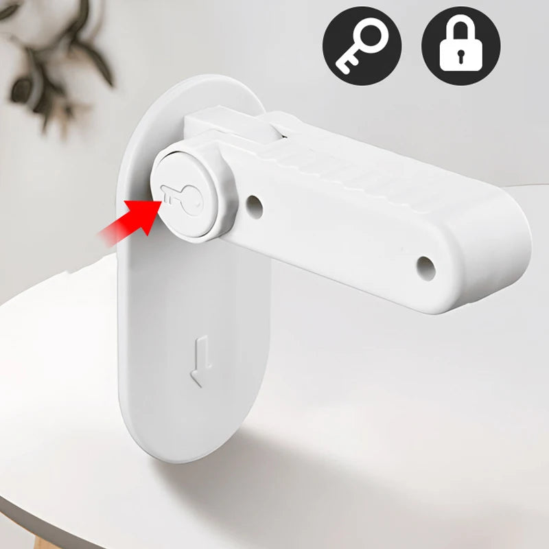 Door Lever Lock – No-Drill Child & Baby Safety Lock Child Safety Lock Babs