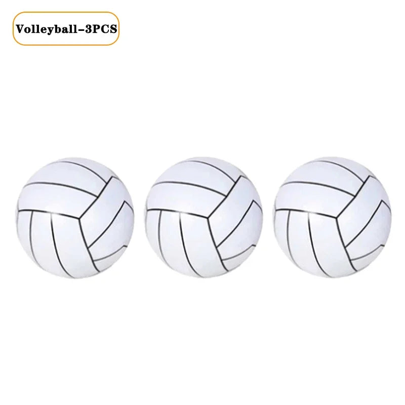 Inflatable Sports Balls Set – Beach, Pool & Party Toys for Kids Inflatable Sports Balls Babs Volleyball-3PCS As shown