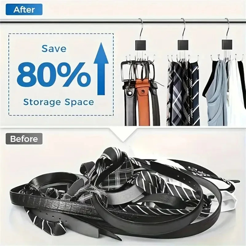 360° Rotating Multi-Claw Closet Organizer Hanger Rack Closet Organizer Rack Babs