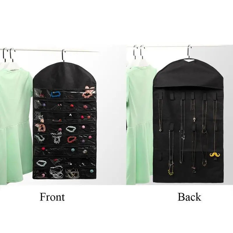 32-Pocket Hanging Jewelry Organizer – Closet Storage Bag Jewelry Hanging Organizer Babs