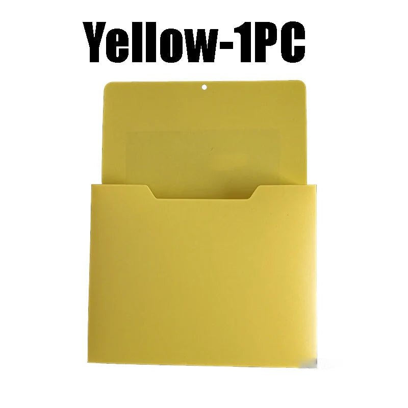 Magnetic Wall Mount A4 File Holder & Document Organizer Wall File Organizer Babs Yellow-1PC
