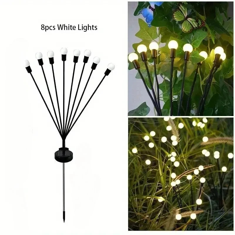Solar Firefly Garden Lights – Waterproof Outdoor Lawn Decor Solar Garden Light Babs Eight
