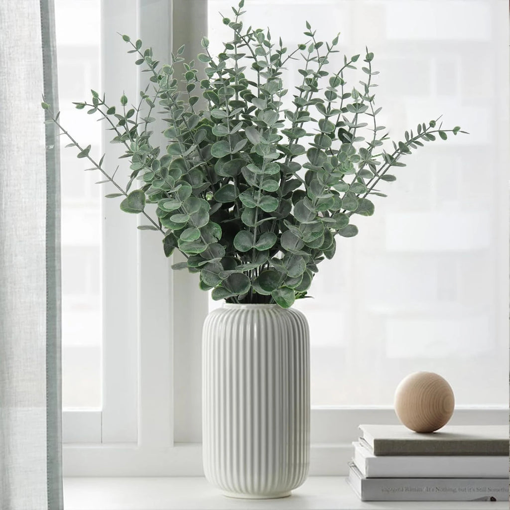 Artificial Eucalyptus Stems 10/20 Pcs – Fake Plant Decor Artificial Plant Stems Babs