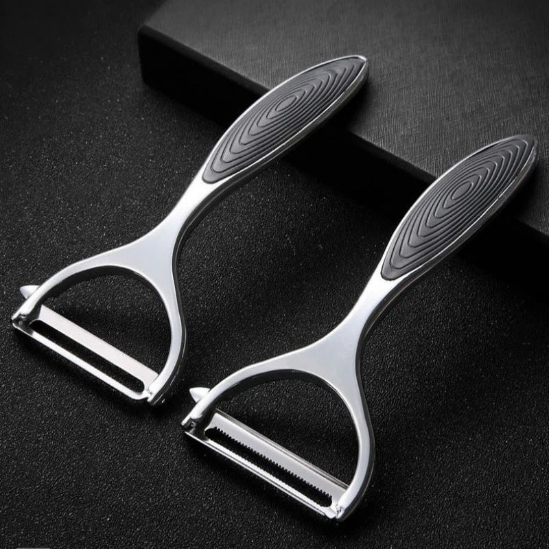 Stainless Steel Vegetable & Fruit Peeler – Non-Slip Handle Vegetable Peeler Babs 2pcs Mix