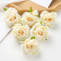 Silk Rose Artificial Flower Heads – Wedding & Party Décor (20/40 pcs) Artificial Silk Flowers Babs color 4 20pcs
