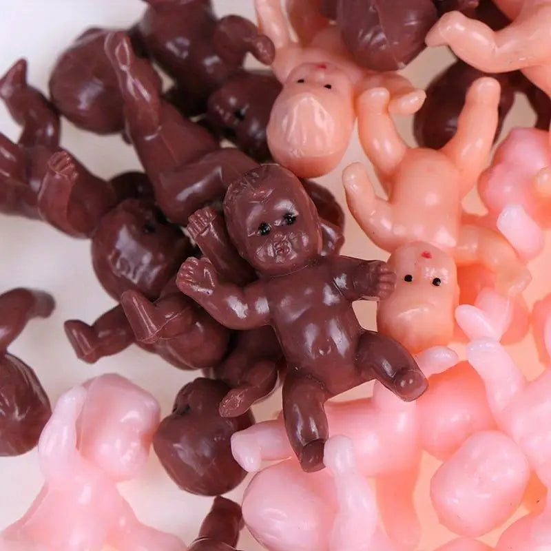 20Pcs Mini Plastic Baby Doll Accessories 1" & 1.2" Set Doll Accessories Babs