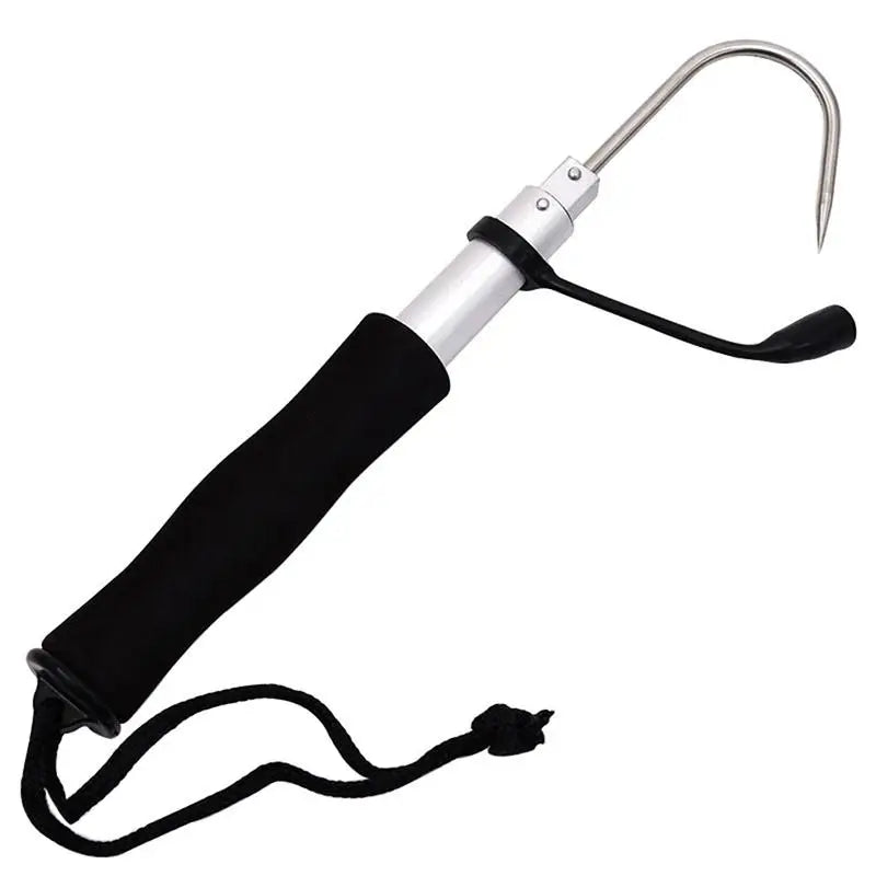 Telescopic Fish Gaff Hook – Aluminum & Stainless Steel, 60cm Fishing Gaff Hook Babs