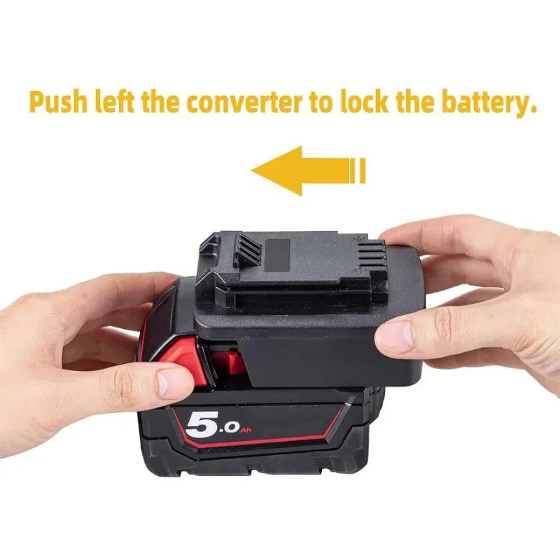 MIL18BPS Battery Adapter: Milwaukee 18V to Black+Decker 20V Tools Power Tool Battery Adapter Babs
