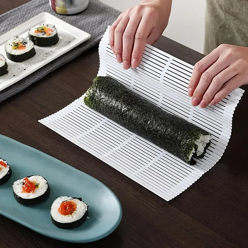 Sushi Roll Mat – Non-Stick Plastic Mat for Nori & Rice Balls Sushi Roll Mat Babs