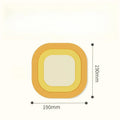 Silicone 3-in-1 Magnetic Heat Resistant Coaster & Trivet Pad Silicone Trivet Coaster Babs yellow L