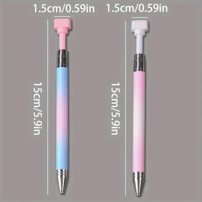 Gradient Dotting Pen Wax Stick Nail Art Rhinestone Tool Nail Art Dotting Pen Babs