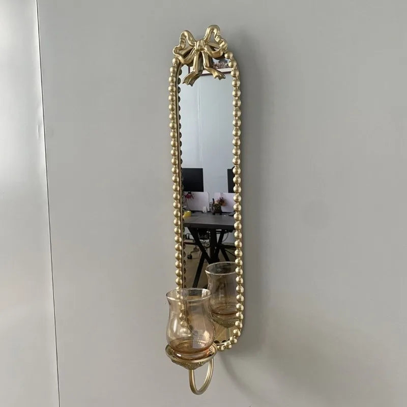 Vintage Gold Metal Wall Sconce Candle Holder – Wrought Iron Wall Sconce Candle Holder Babs