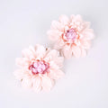 3/5Pcs Dahlia Silk Artificial Flower Heads – DIY Wreath & Decor Artificial Silk Flowers Babs 12 3Pcs