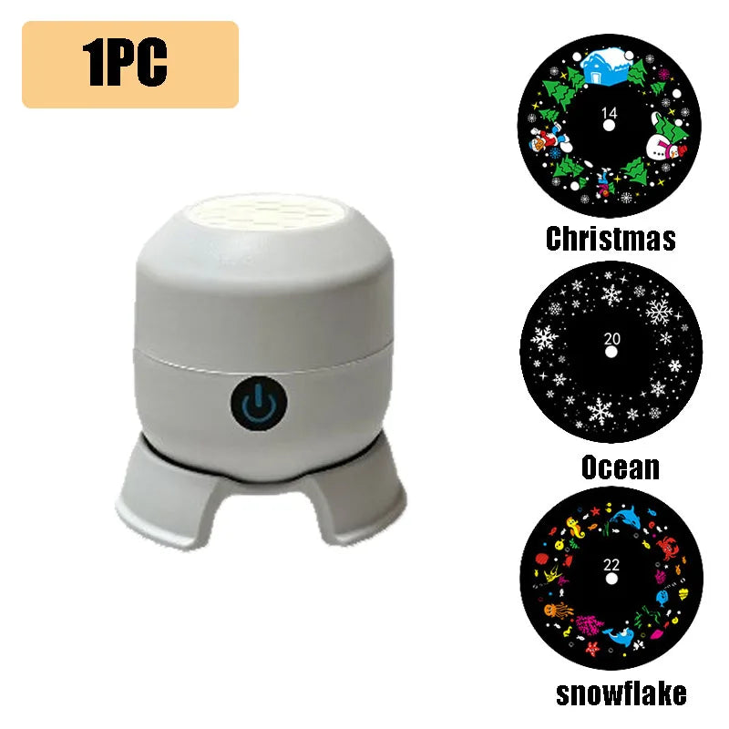 360° Rotating Starry Sky Projector Night Light | HD Scenes Projector Night Light Babs 1PC Christmas