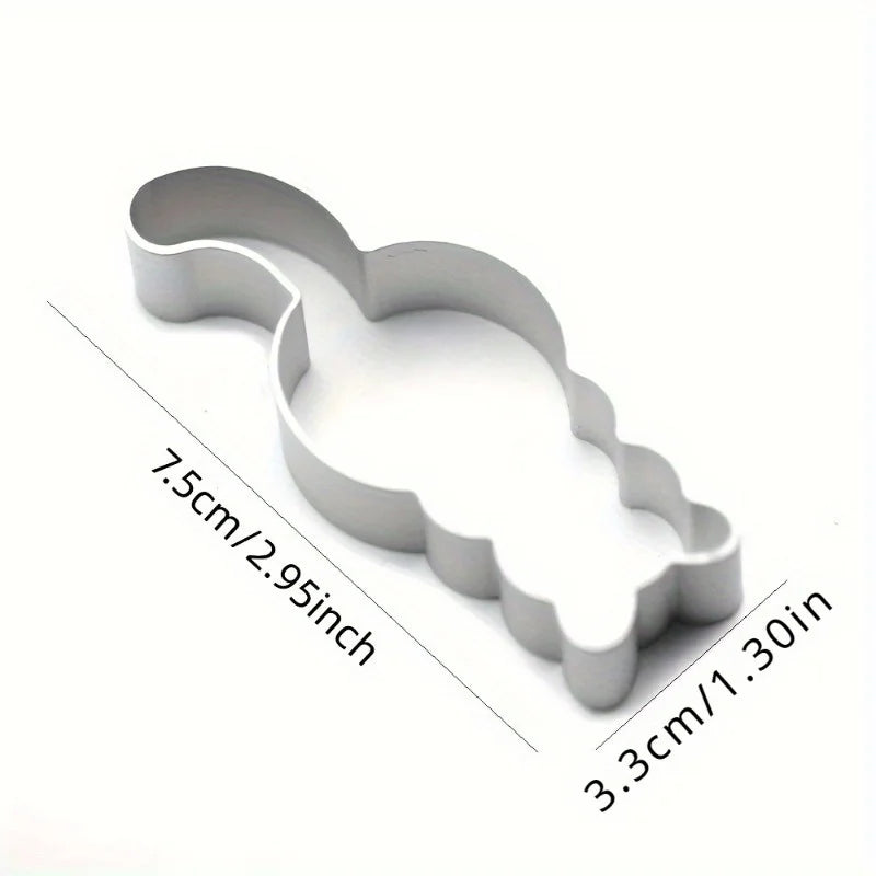 Cat Shaped Cookie Cutter – Aluminum Kawaii Biscuit Mold Cookie Cutter Babs