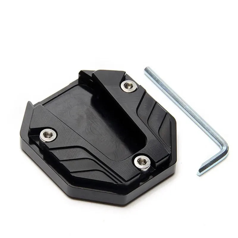 Aluminum Alloy Motorcycle Kickstand Extender Foot Pad Kickstand Extender Pad Babs