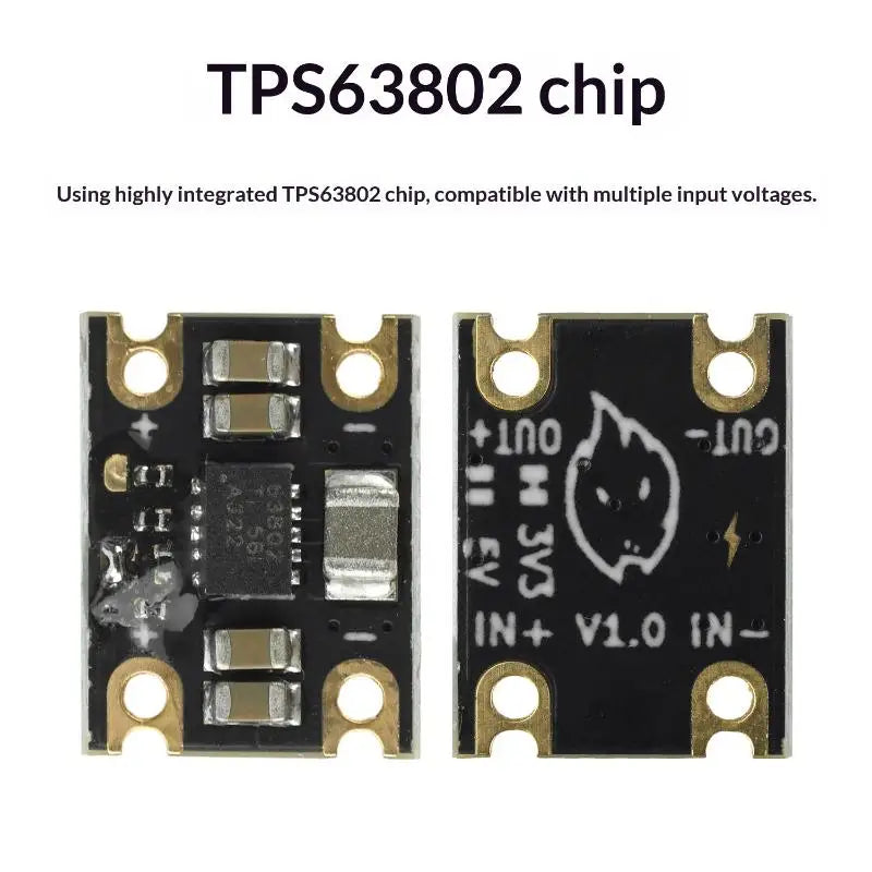 TPS63802 Mini Boost Module DC 1.8–5.5V to 3.3V/5V Output DC Boost Converter Module Babs