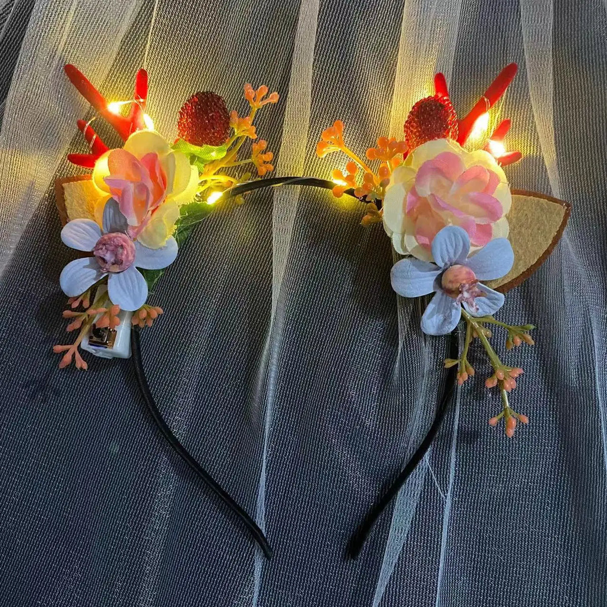 10-Pack LED Reindeer Antler Headbands – Christmas Party Glow LED Party Headbands Babs 14