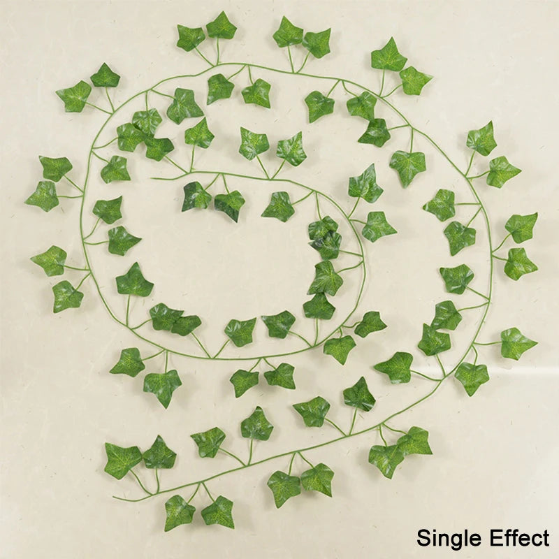 2.1M Artificial Ivy Garland Silk Vine Wall Hanging Decor Artificial Ivy Garland Babs