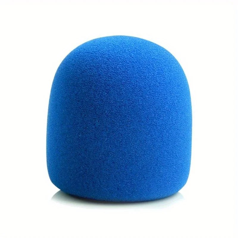 10-Pack Colorful Microphone Foam Windscreen Ball Type Covers Microphone Windscreen Babs Blue