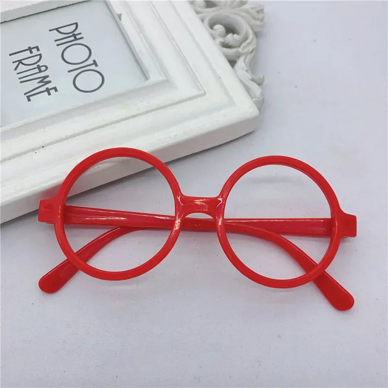 20pcs Round Glasses Frames – Kids Party Props, Christmas & Easter Party Costume Props Babs